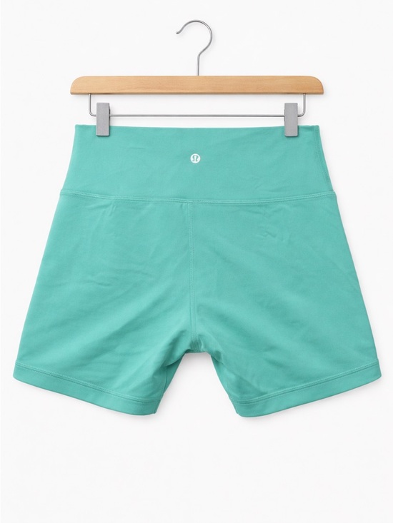Lululemon Wunder Train High-Rise Short 6” teal lagoon Size 12 - Picture 2 of 7
